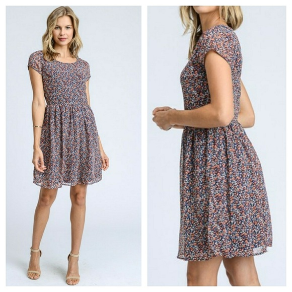 Multicolor floral dress - Picture 2 of 3